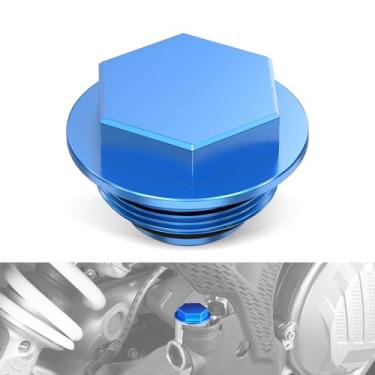 Imagem de NICECNC Tampa do reservatório de freio traseiro de motocicleta de alumínio compatível com Husaberg TE FE 250-570 allshippage 2009-14, compatível com Husqvarna TC FC TX FX TE FE 125-501 2014-17