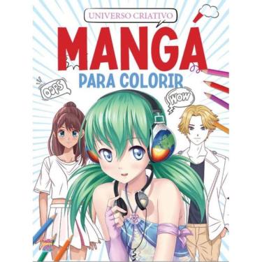 Imagem de Universo Criativo - Mangá Para Colorir - Vermelho