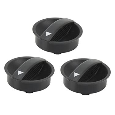 Imagem de GRCFUMO 3 PCS MATO DE CONTROLE CLIMÁTICO, Ferramentas de potência sólida de corte duplo Climate Control Knob, botão de controle climático de ar condicionado de carro 55900?