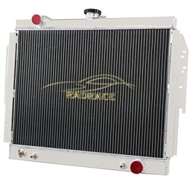Imagem de RadRace Radiador de alumínio de 4 fileiras para Dodge D150 D250 D350 W150 W150 W250 W350 Ramcharger 5.9L V8 1987 1988 1989 1990 1991 Radiadores