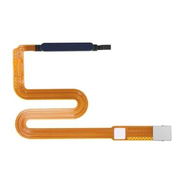 Imagem de BESJMYT Para Samsung Galaxy A02s Botão Liga/Desliga Azul e Sensor de Impressão Digital Cabo Flexível Substituição Cabo Flexível Liga/Desliga Botão de Controle Conector Peças de Reparo SM-A025U