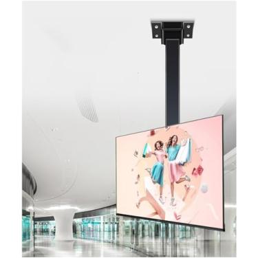 Imagem de CUTPOIY Suporte de parede para TV de teto oculto suporte de elevação de TV ajustável motorizado para TVs de 32 a 70 polegadas com controle remoto e design liga/desliga para TVs de 26 a 70 polegadas