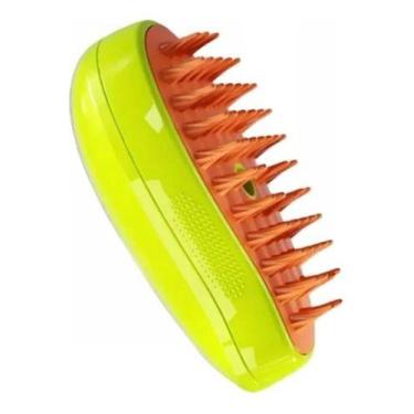Imagem de Escova Recarregável Com Vapor Para Cuidar Do Pet AMARELO - electros1