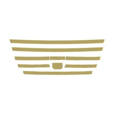 Imagem de Conjunto Aplique Interno Grade Frontal Para Daf XF Dourado - Venka