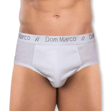 Imagem de Kit c/ 3 Cueca Slip de Algodão Elástico Reforçado Dom Marco, M