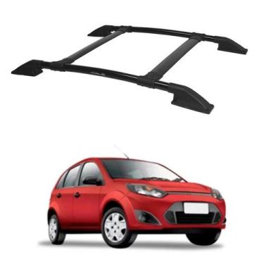 Imagem de Rack Teto Bagageiro Fiesta Hatch 2007 2008 2009 2010 Preto - CCF