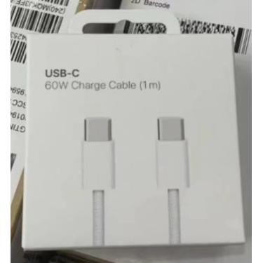 Imagem de Cabo USBC 1 Metro Turbo Lightning Branco Compatível com Iphone/15/15/P
