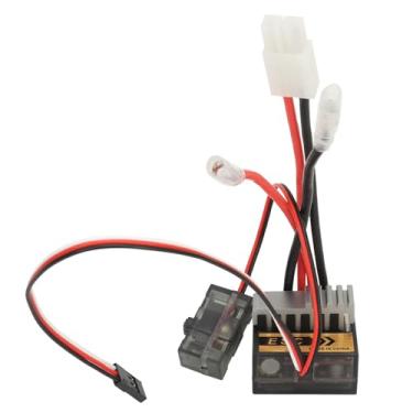 Imagem de Carro de controle remoto Esc ESC 320A Controlador de velocidade eletrônica escovada de alto desempenho energia estável para carros e barcos RC Liga de liga de alumínio preto preto
