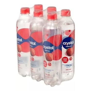Imagem de Kit Crystal Água Saborizada com Gás, 6 Garrafas de 510ml, Sabores Melancia, Morango, Limão e Tangerina (6 Unidades Frutas Vermelhas)