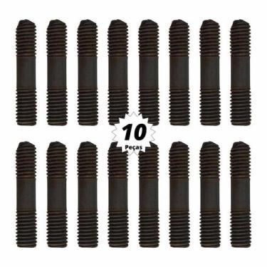 Imagem de 10 Prisioneiro de Aço 10 mm X 82 mm MA Rosca Grossa Fio 1,50 - TOURO