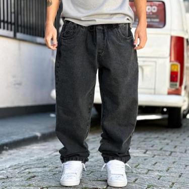 Imagem de Calça Paper Baggy Jeans Unissex, G