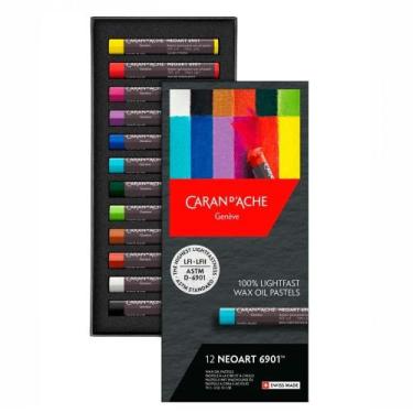 Imagem de Giz Pastel Neoart Caran D'Ache 6901 12 Cores - Caran Dache