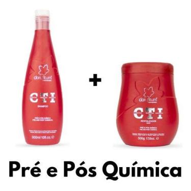 Imagem de Kit Linha Cti Shampoo 300ml + Máscara 500g - Clorofitum