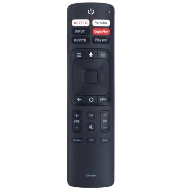 Imagem de Beyution Controle remoto de substituição de voz ERF3I69H compatível com Smart TV Hisense 4K 55Q8809 55H9100E 65H9100E 43A56EGA 50A56EGA 55A56EGA 65A56EGA W9HBRCB0006