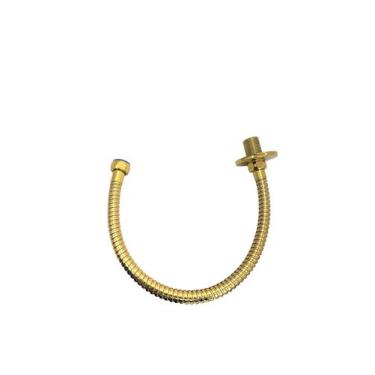 Imagem de Flexivel Engate Mangueira Para Ducha Com Derivação 30cm Dourado - Same