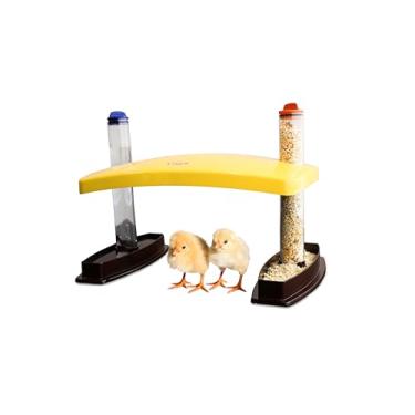 Imagem de Cozy Chickens Chocadeira Habitat 100 Watt Tubos de Água e Alimentação