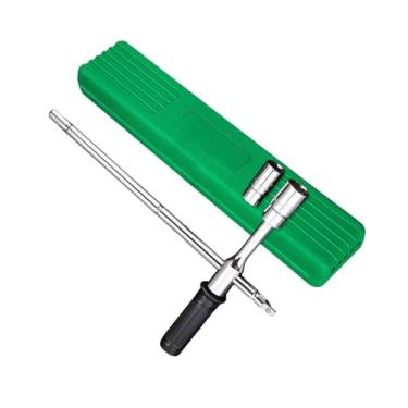 Imagem de Generic Chave de roda genérica removedora de porcas de roda com soquetes de 17/19 mm compacta fácil de instalar peças de reposição chave de pneu sobressalente, Comprimento 40 Cm