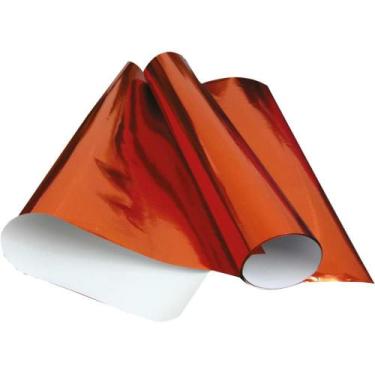 Imagem de Papel Cartolina Laminado 48X60CM. Vermelho - VMP