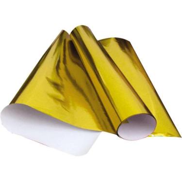 Imagem de Papel Cartolina Laminado 48X60CM. Amarelo - VMP