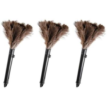 Imagem de Pacote com 3 penas de avestruz retráteis Feather Duster FeelFunFeather