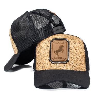 Imagem de Boné Country Linha Original Aba Curva Telinha Pampa's Country Masculin