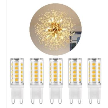 Imagem de 2X Kit 5 Lâmpada De Led Halopim G9 5W Para Lustre Branco Que