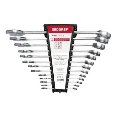 Imagem de Jogo Chave Combinada Gedore Red 1/4 A 1 Polegada 13 Peças