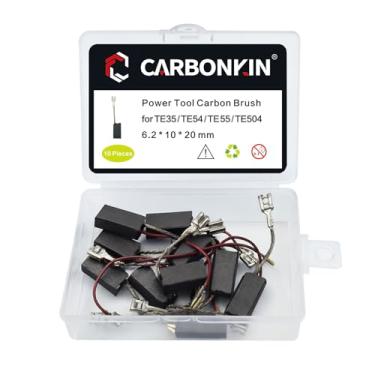 Imagem de 10 peças de escovas de carbono CARBONKIN para furadeira de martelo HILTI TE35 TE54 TE55 TE104 TE504 TE505