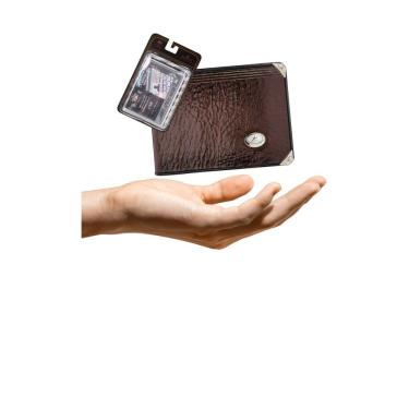 Imagem de Kit Carteira Grande Mitty Couro + Refil Mitty M2 Plm0 Cafe