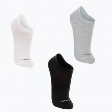 Imagem de Kit 3 Meias Lupo Au Sap. Invisivel Tam 33/36