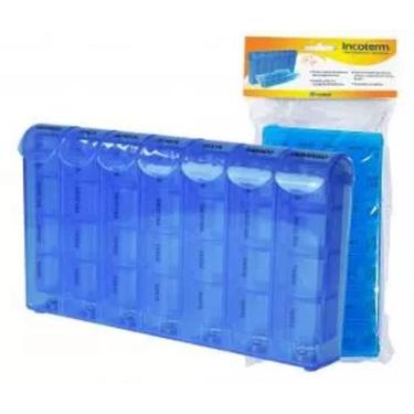 Imagem de Porta Comprimido Analógico para Uso Diário com 7 Divisões Incoterm