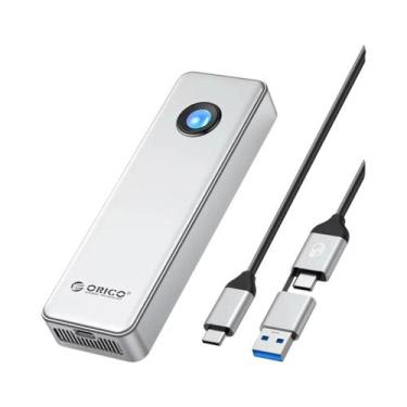 Imagem de Gabinete RGB ORICO NVME De 8TB USB 3.2 Gen 2 X 2 Adaptador PCIe M Key 