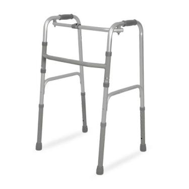 Imagem de Andador de Alumínio 3 em 1 Fixo, Móvel e Articulado D10 Dellamed com 2