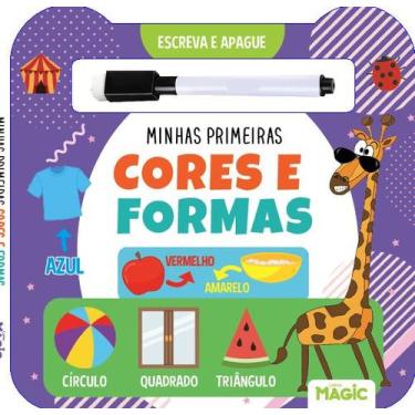 Imagem de Livro - Escreva e Apague - Minhas Primeiras Cores e Formas