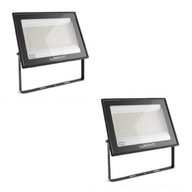 Imagem de Kit 2 Refletores led IP65 200W 5500k branco frio LUMANTI