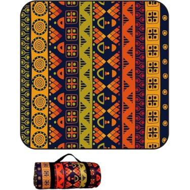 Imagem de Manta De Piquenique Extra Grande 300x300, Dobrável E Portátil, à Prova D'água, Carpete Grosso De 3 Camadas Para Barracas Grandes Com Alça De Transporte Para Camping, Parque E Jar, E