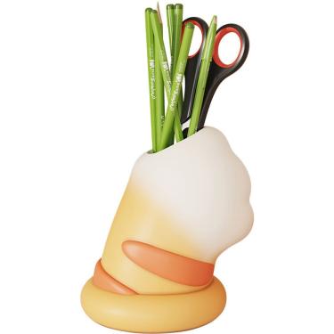 Imagem de Porta-canetas, organizador de mesa de resina Cat Paw Design