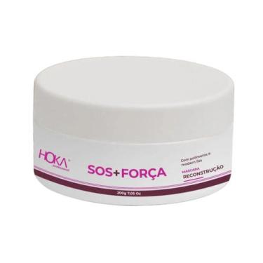 Imagem de Máscara Mega Hidratante Sos + Força Desmaia Cabelo 200G Hoka - Hoka Pr