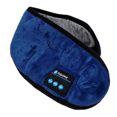 Imagem de Máscara de Dormir Bluetooth com Fones de Ouvido Confortável – Tapa Olho para Relaxamento e Música (AZUL,3 UNIDADES)