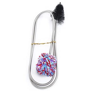 Imagem de Matybobe Escova flexível de limpeza de latão para saxofone para manutenção de instrumentos, ferramenta de limpeza de trompete