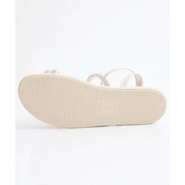 Imagem de Sandália Feminina Flatform Via Uno Off White-96020, 38, Off white