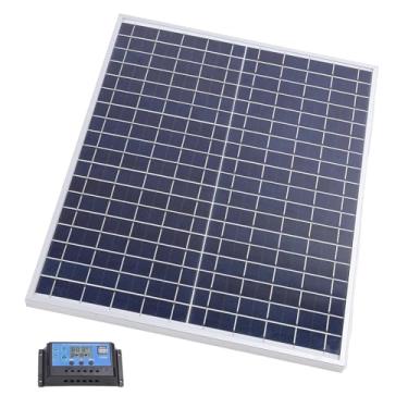 Imagem de Hyuduo Kit de Painel Solar 22W Painéis Fotovoltaicos Monocristalinos à Prova d'água Com Controlador de Carga para Motorhome Camping RV Galpão Fora da Rede Elétrica