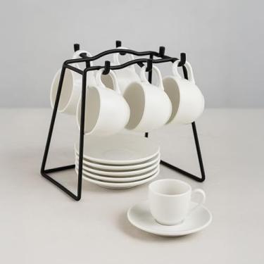 Imagem de Suporte organizador de Metal Resistente para 6 Xícaras