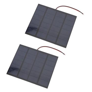 Imagem de KUIDAMOS Painel Solar Monocristalino Diy Alimenta Dispositivos Com Eficiência para Aventuras Ao Ar Livre 2 Peças 1.5w 6v Pequenos Painéis Solares para Camping, Viagens