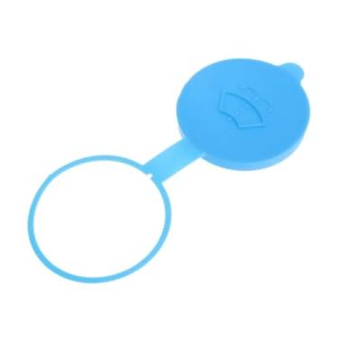 Imagem de Tampa de lavadora de para-brisas para Peugeot para 3008 407 5008 643237 Tampa de garrafa do tanque do reservatório do limpador de para-brisa