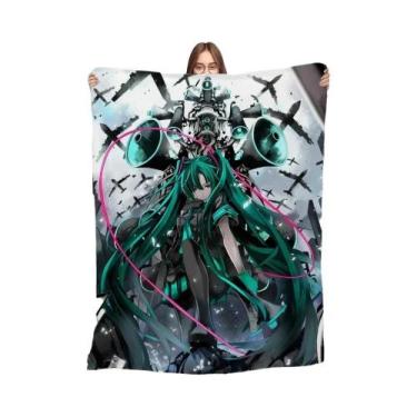 Imagem de Cobertor Macio E Quente Para Bebê, Fofo, H-Hatsune M-Miku Skicomfort, 