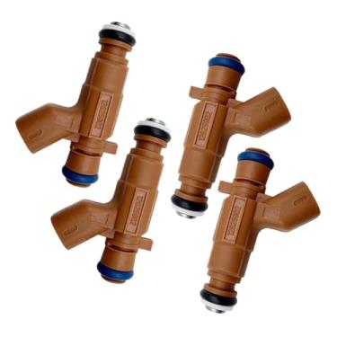 Imagem de 4 peças 0280157106,12625902 bico injetor de combustível compatível com componentes de motor de automóvel cadillac saab 2.8l