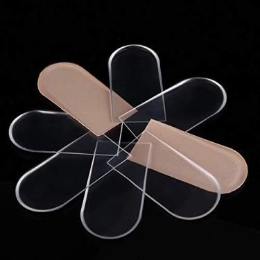 Imagem de Cryfokt Palmilha Aumentada Ajustável, Antiderrapante, Aumento de Altura, Palmilha Autoadesiva, 0,2 Polegadas, Adequada para Todos Os Sapatos, Gel + Tecido de Camurça