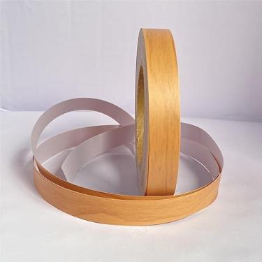 Imagem de GQQGSHOP Faixa autoadesiva de borda de parede de 50 m à prova d'água, painéis de parede, borda de teto moldura de porta linha de cintura decoração interior (faia, 3 cm (L))