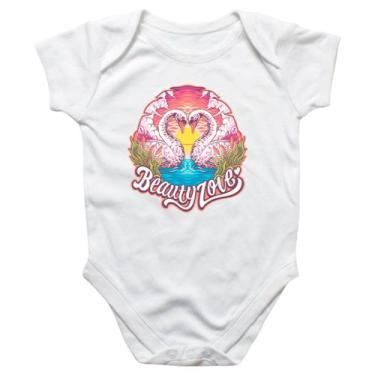 Imagem de Body intantil Cisne coracao Beauty Love, G